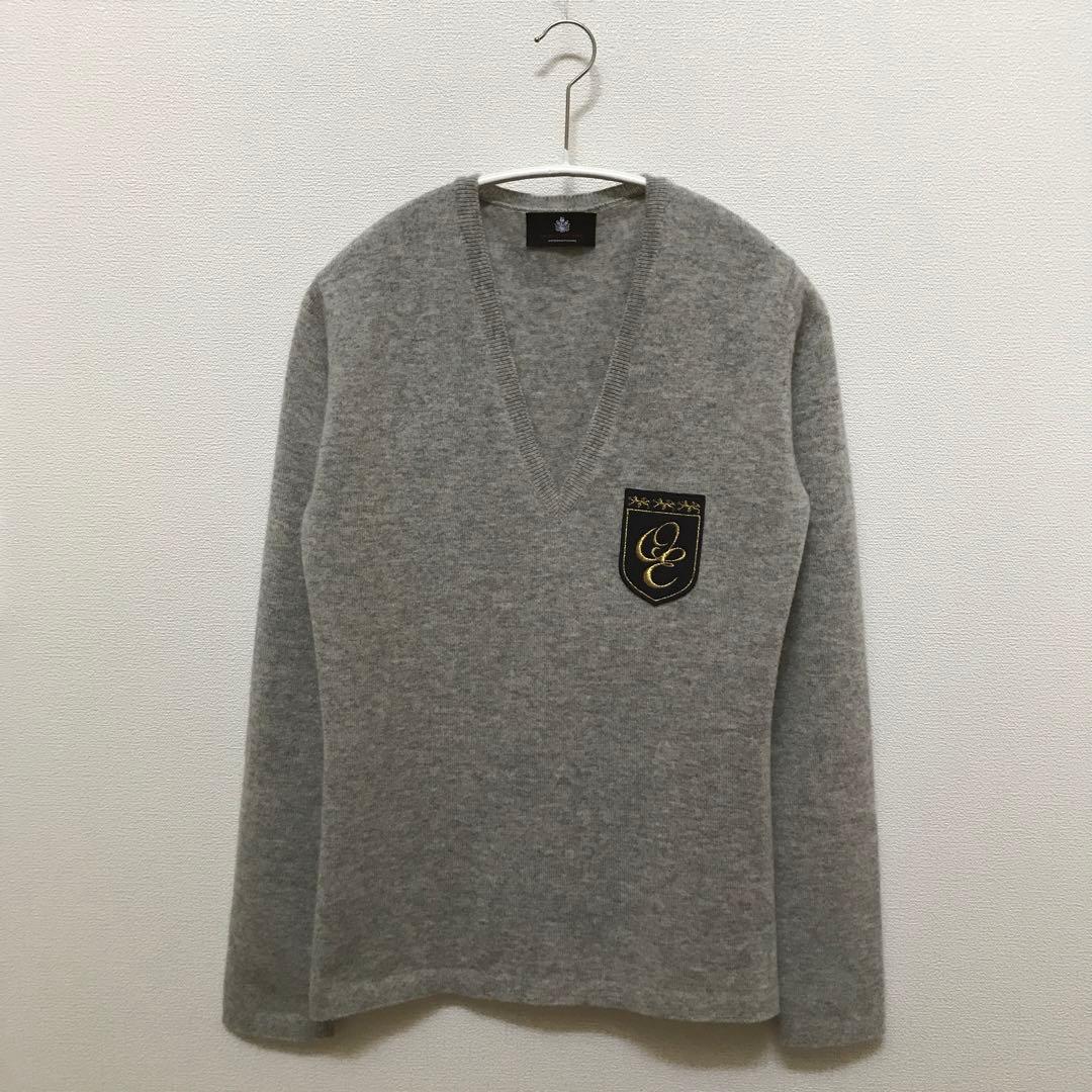【美品】オールドイングランド OLDENGLAND カシミヤ セーター グレー