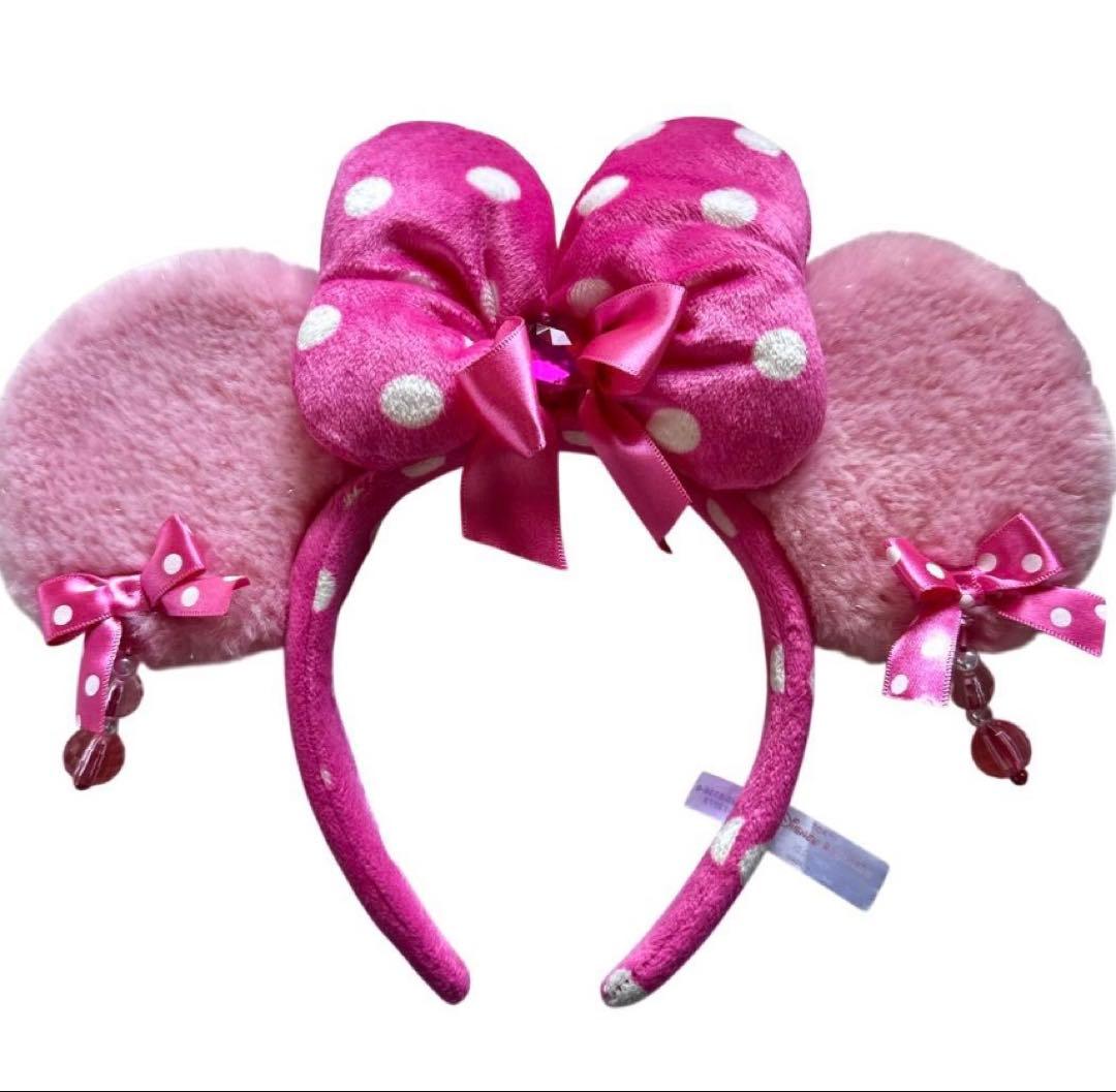 ピンクカチューシャ　イヤリング