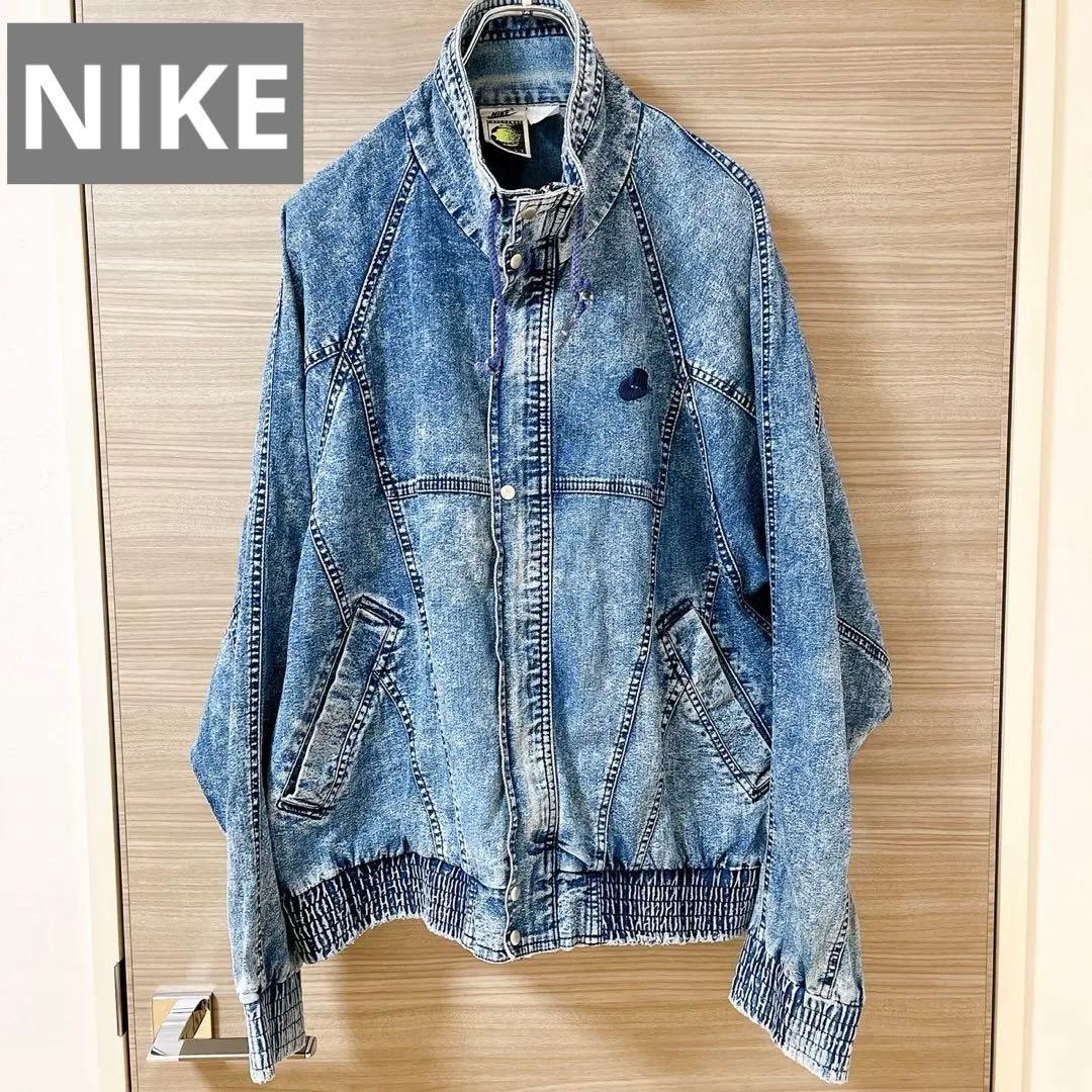 90s NIKE ナイキ チャレンジコートデニムジャケット - メルカリ