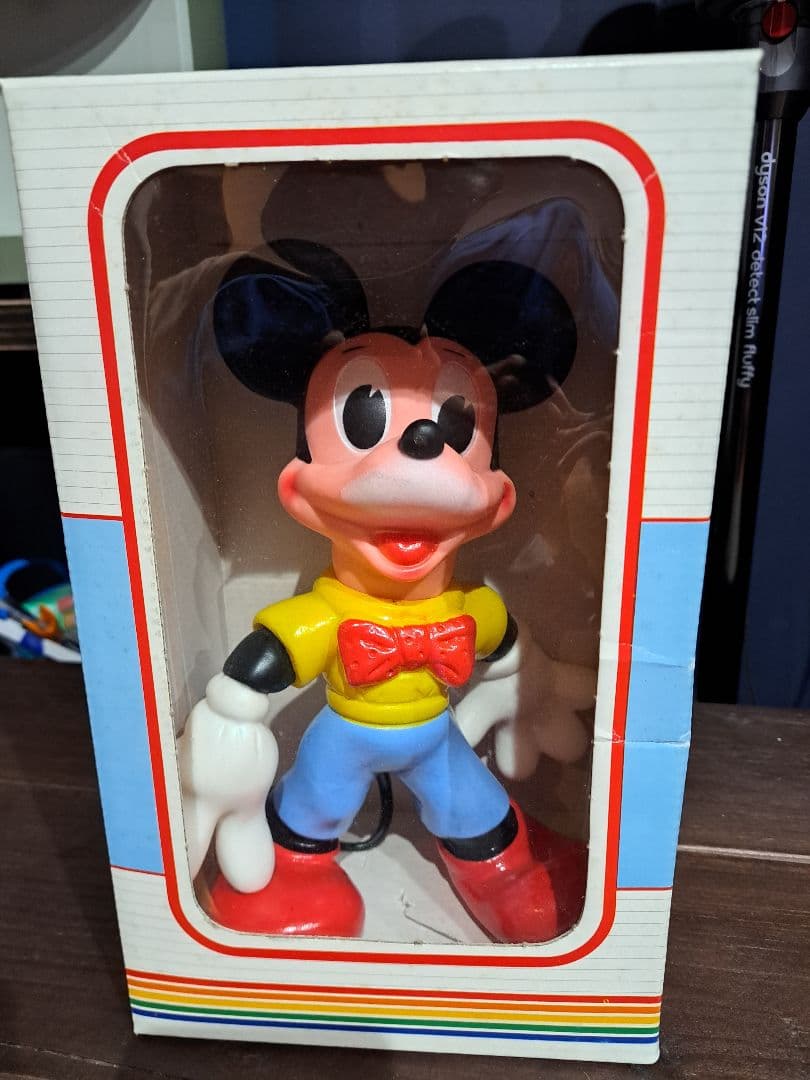 レドラプラスチック製　ミッキーマウス ソフビ レドラプラスチック ディズニー ミッキーマウス ラバードール 36cm