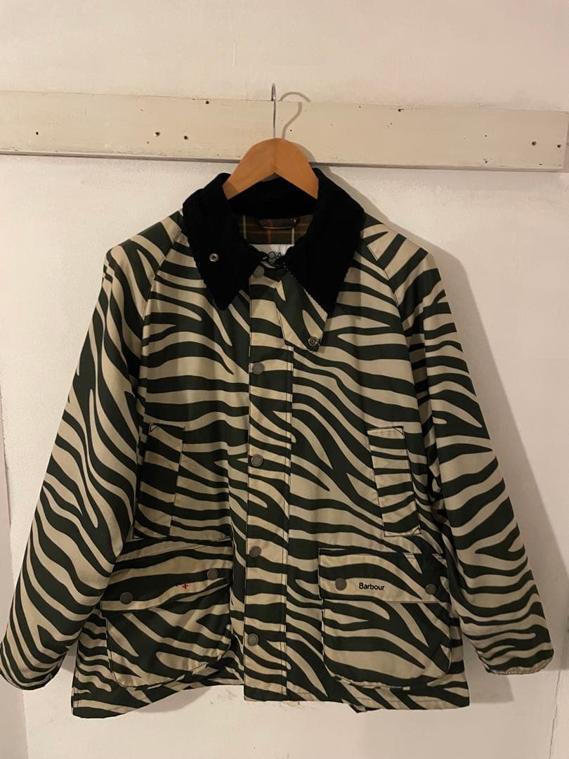 Noah×Barbour ゼブラ柄