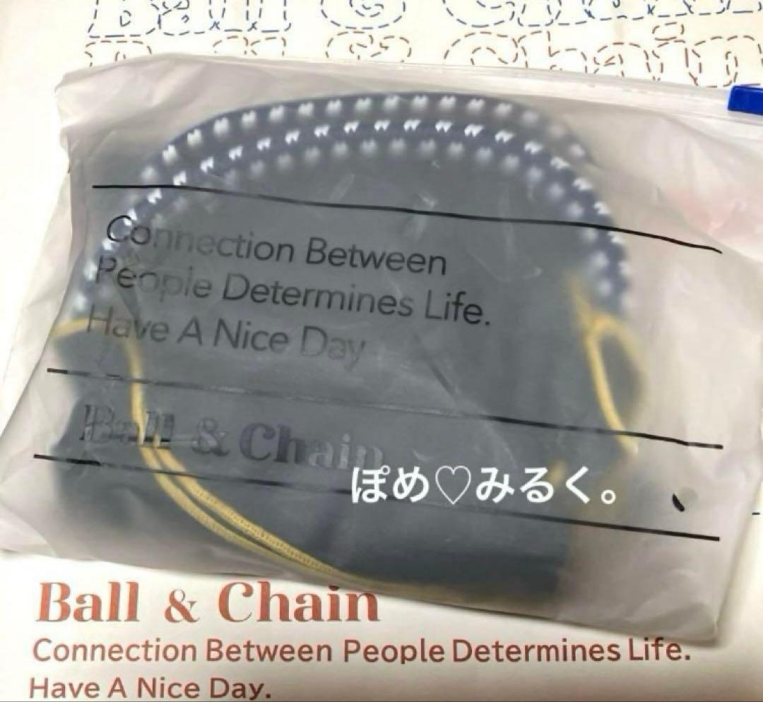 正規品☆染織いわもと×Ball&Chain☆エコバッグMサイズ♡ダークネイビー