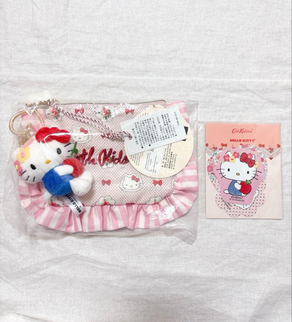Cath Kidston Hello Kitty フリルティッシュポーチ