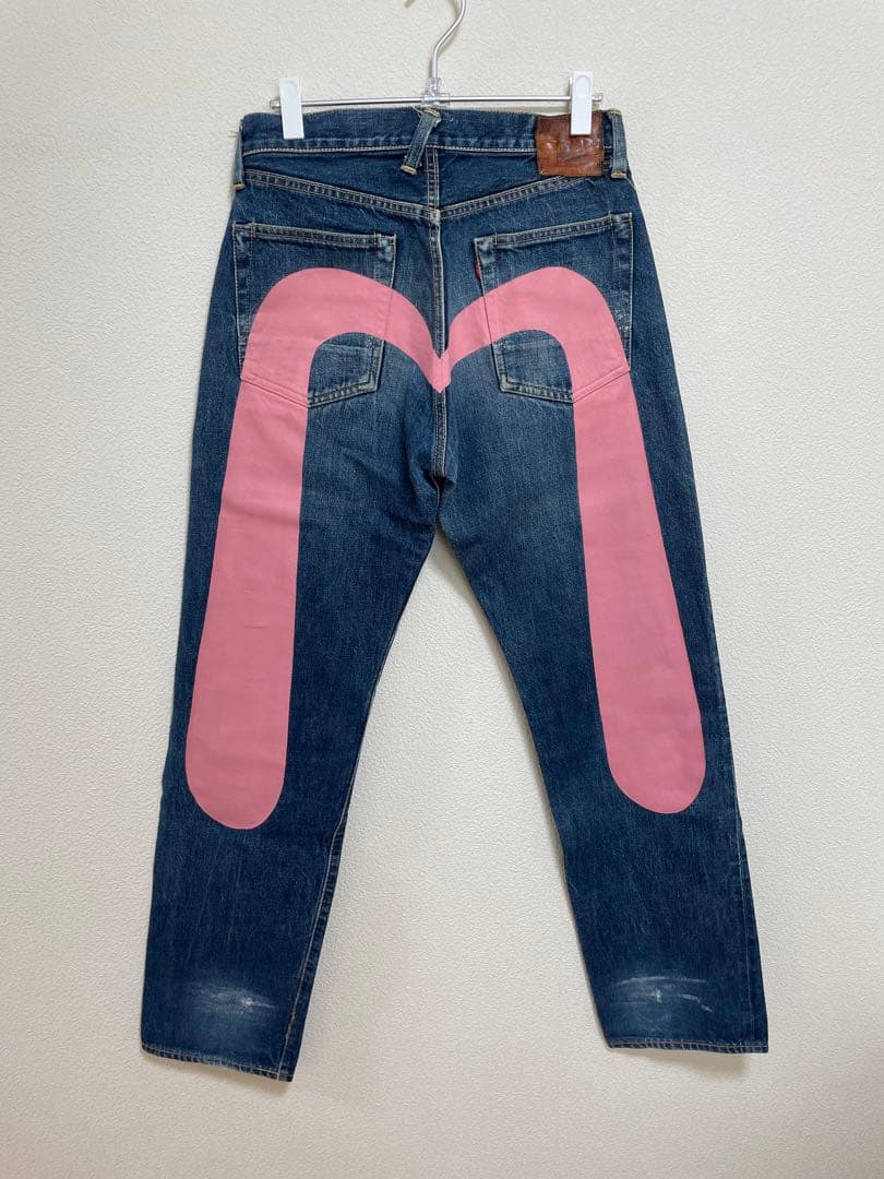 EVISU No.2 Lot.2501xx W30×L35 ピンク大黒 初期 - メルカリ