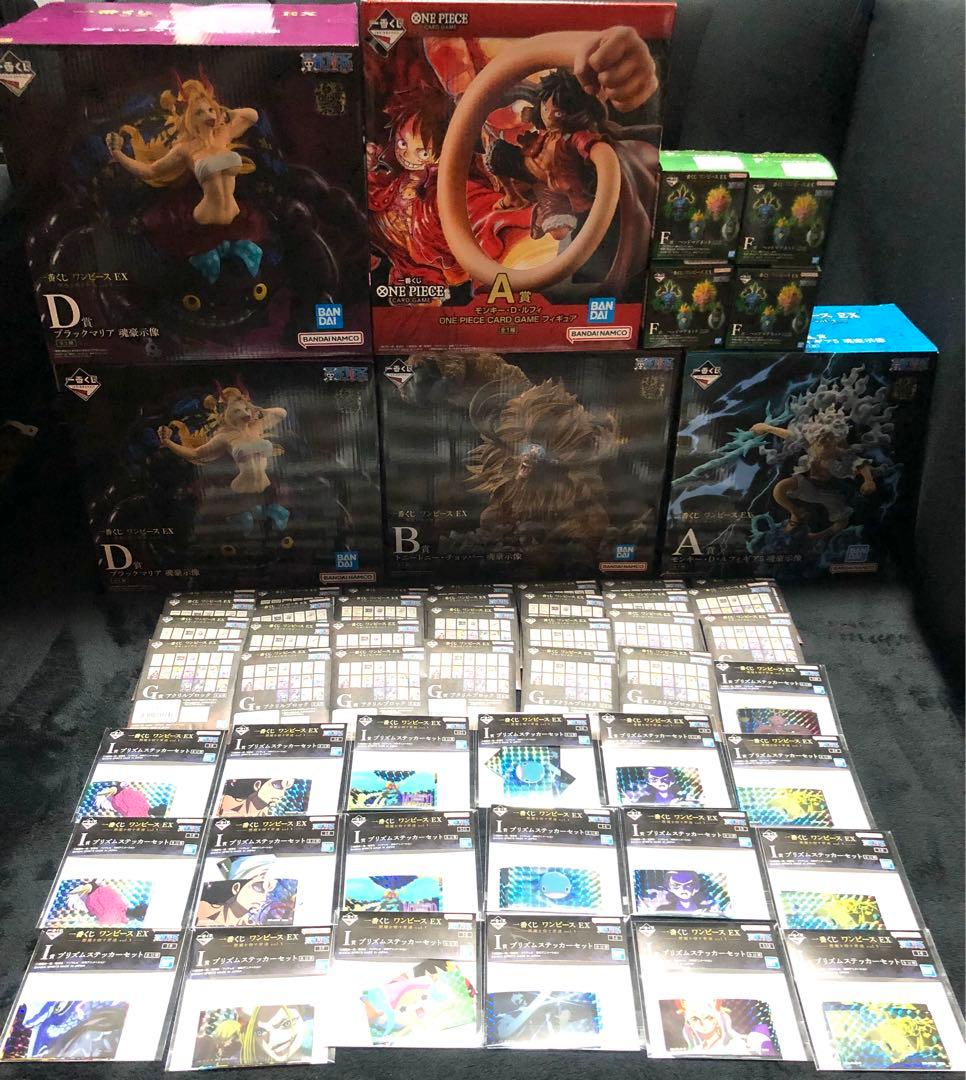 一番くじ ワンピース ルフィ ギア5 チョッパー　ブラックマリア マグネット 他 一番くじ ワンピース EX 悪魔を宿す者達 vol.3 Special page公開