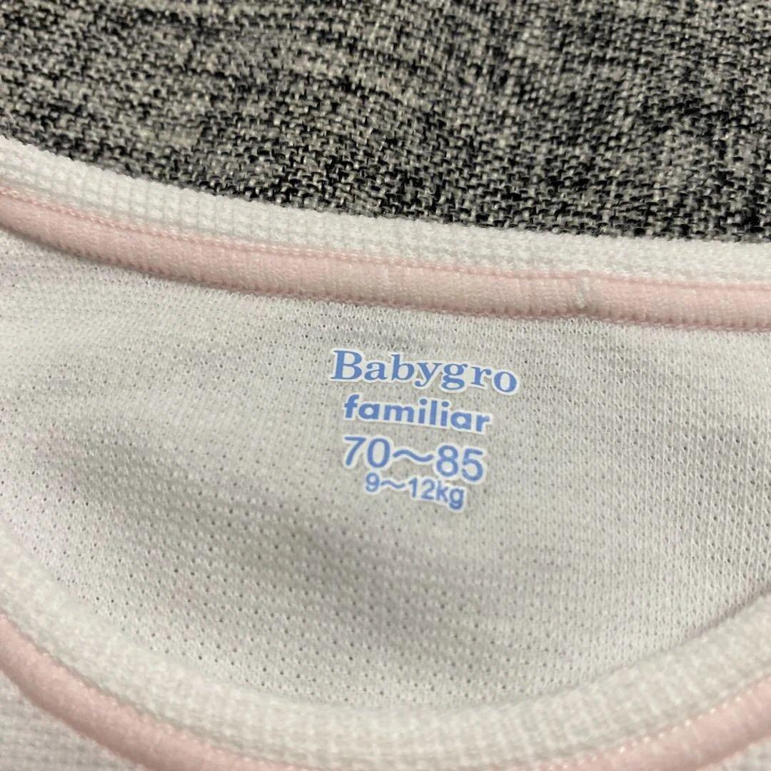 美品 ファミリア ロンパース 70から85 - メルカリ