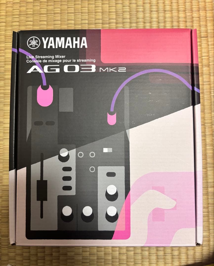 YAMAHA AG03 MK2 オーディオインターフェイス　ブラック 黒