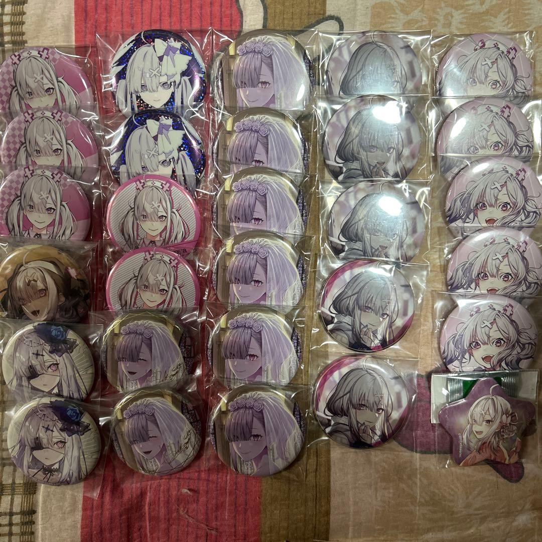 にじさんじ　健屋花那　缶バッジセット