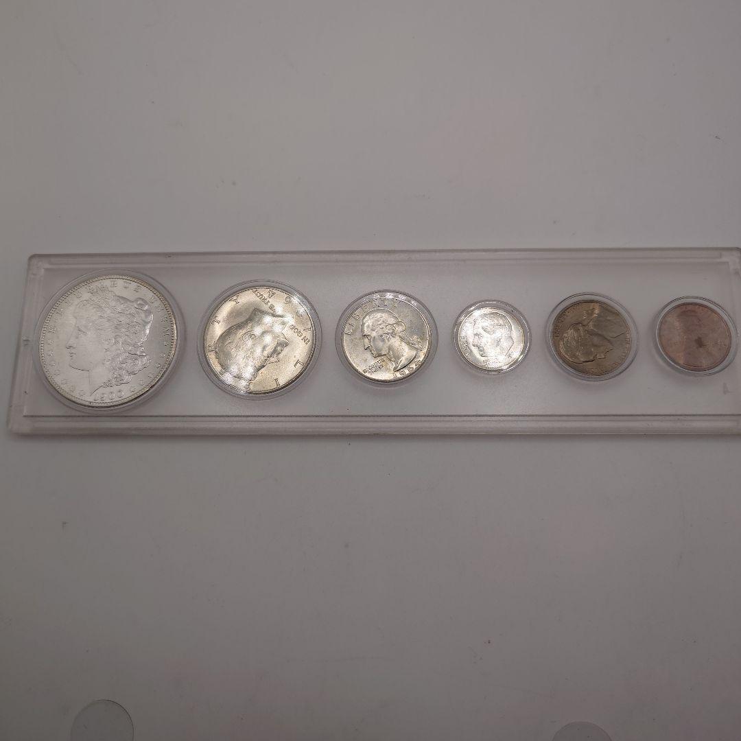 アメリカ 1900年 モルガンダラー 銀貨 リバティー 1964年 6枚セット