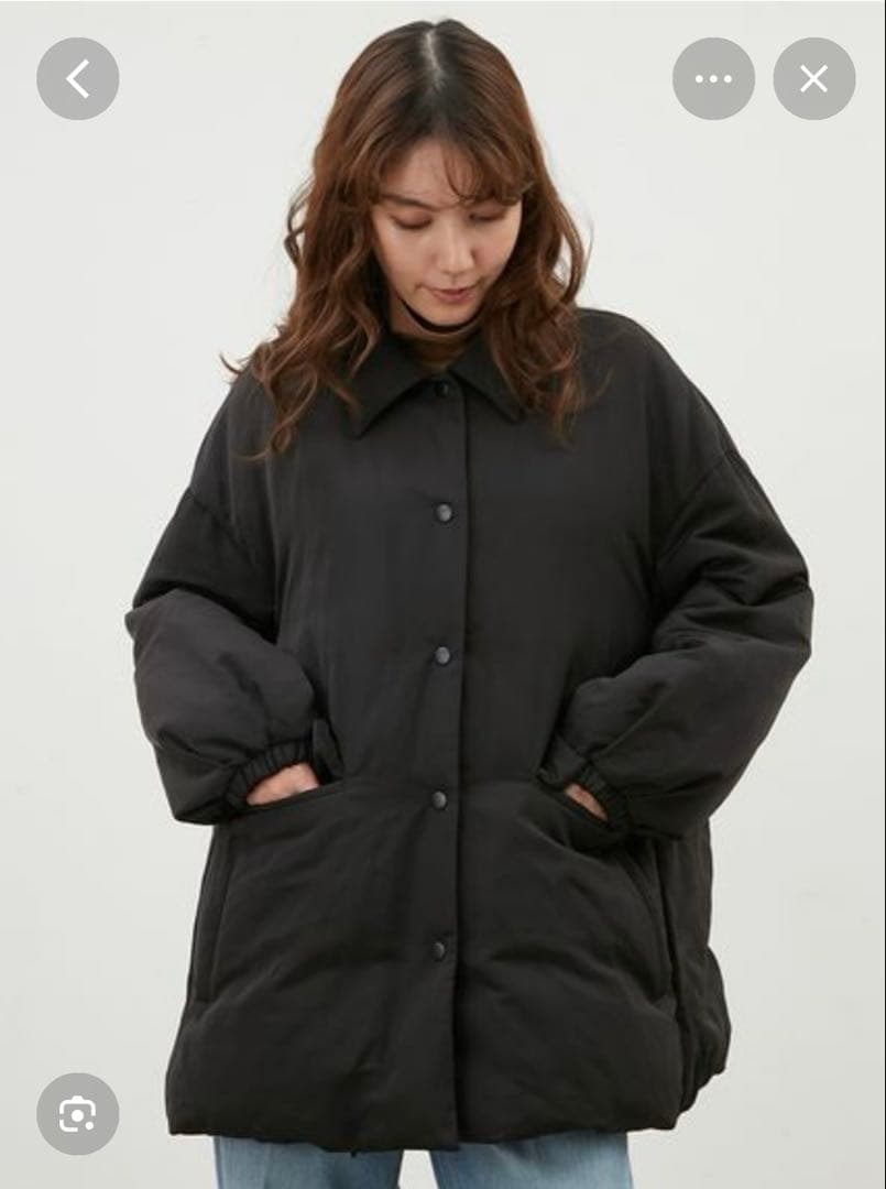 Mila Owen ステンカラーフレンチダウンAラインコート