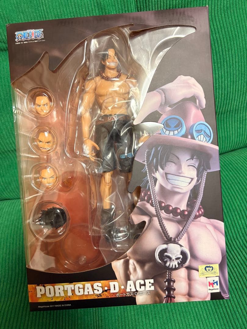 ワンピースPOP×ヴァリアブルアクションヒーローズDX エース 泣き顔パーツ付