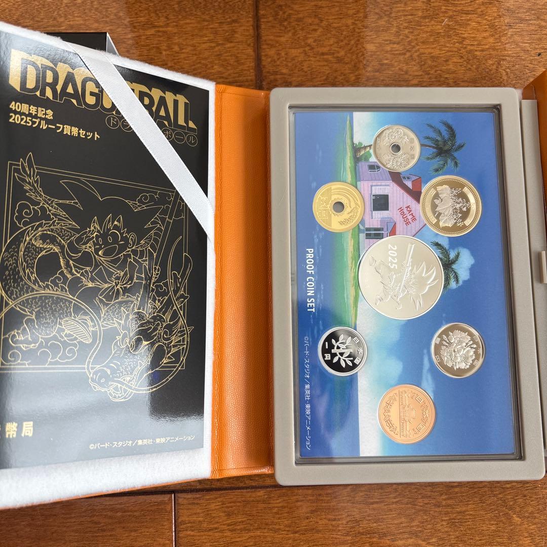 DRAGONBALL 40周年記念 2025プルーフ貨幣セット ドラゴンボール - メルカリ