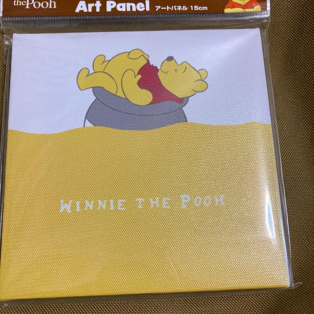 新品】品薄 くまのプーさん アートパネル 2枚セット はちみつ おしり