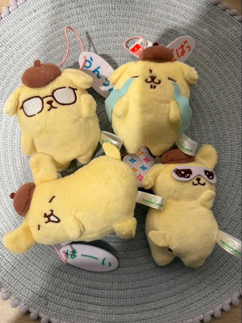 わらって♪もっと動くプリンマスコット　ポムポムプリン　4種セット