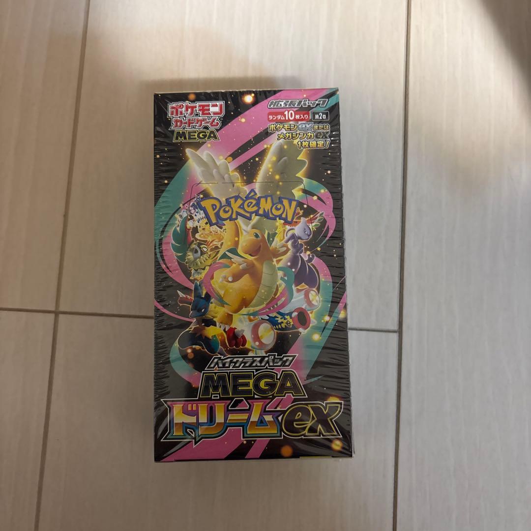 ポケカ　MEGAドリームex 1box シュリンク付き
