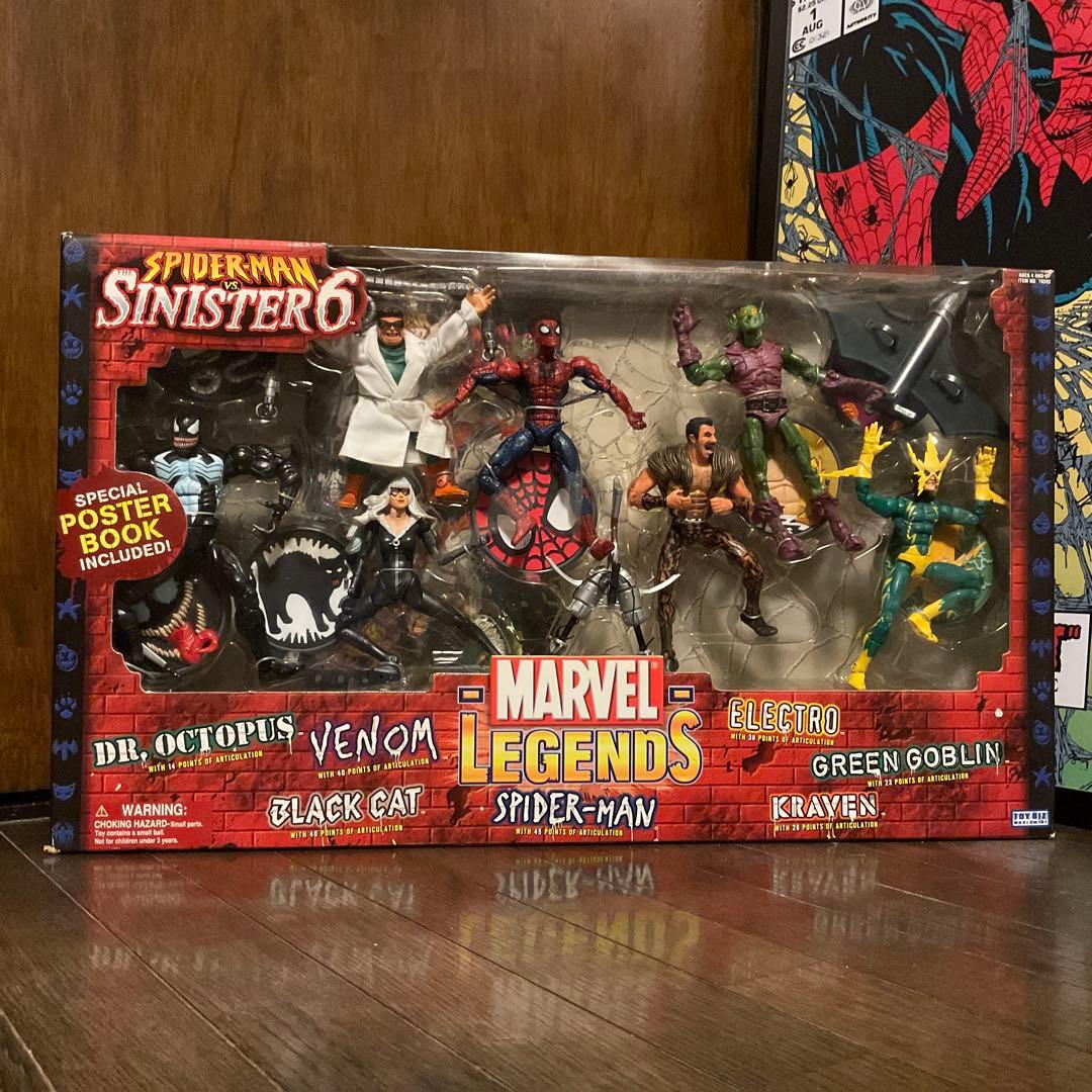 ■MARVEL■マーベルレジェンド スパイダーマン フィギュア レア BOX マーベル・コミック』【ハズブロ アクションフィギュア】6インチ