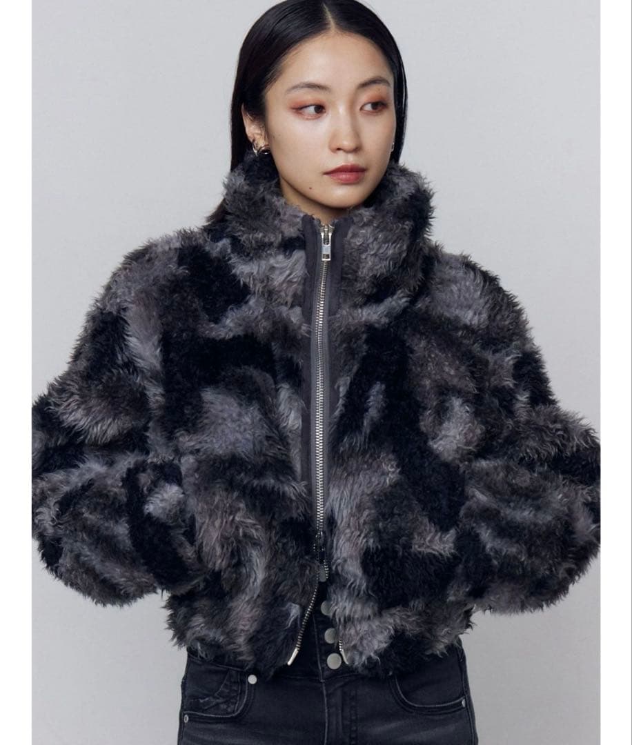 EMODA シングルミニボアブルゾン