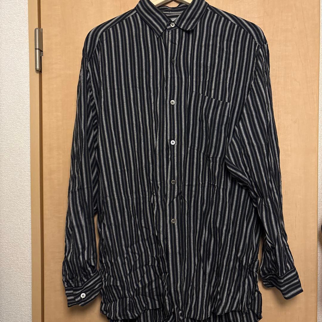 comme de garcons デカオム 80s レーヨン　シャツ