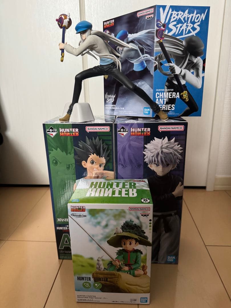 HUNTER×HUNTER 一番くじ、プライズフィギュア4体セット