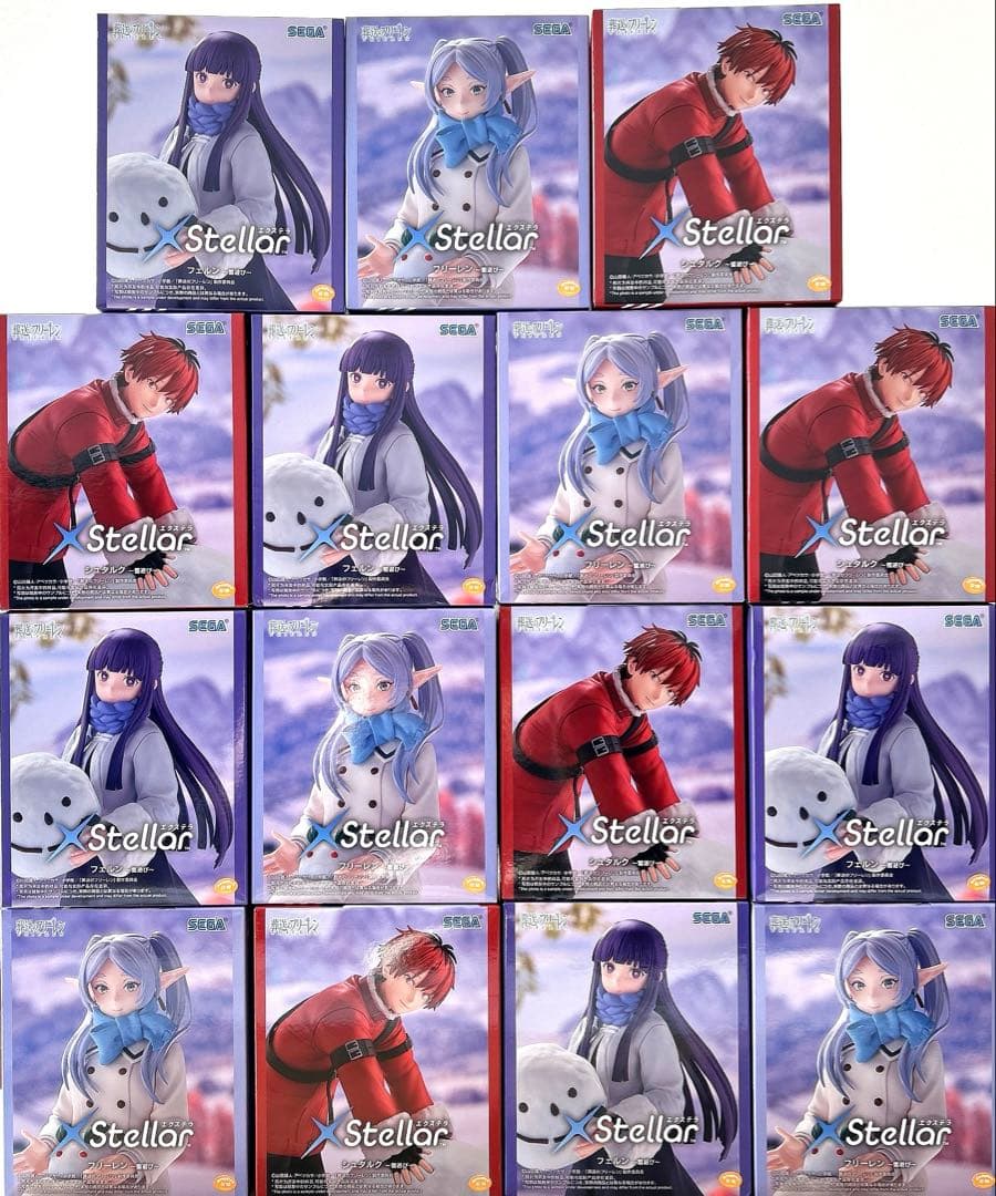 送料無料 葬送のフリーレンSEGA XStellar フィギュア 3体セット×4