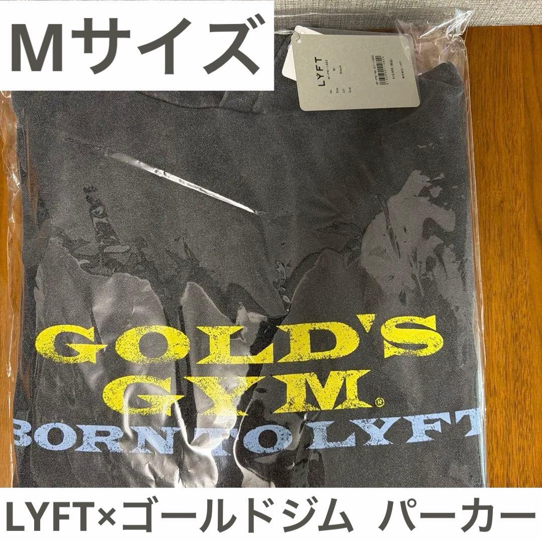 【M】LÝFT × GOLD'S GYM VINTAGE LOGO HOODIE