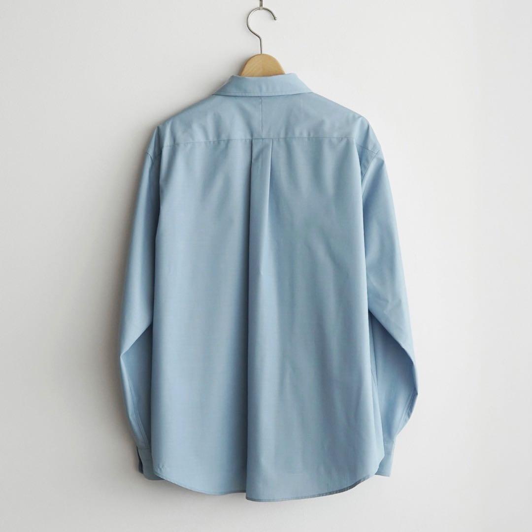 新品・未使用】 MICRO SPAN BASIC SHIRT サックスブルーL - メルカリ