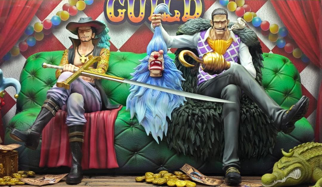 ワンピース クロスギルド ミホーク クロコダイル フィギュア ガレージ