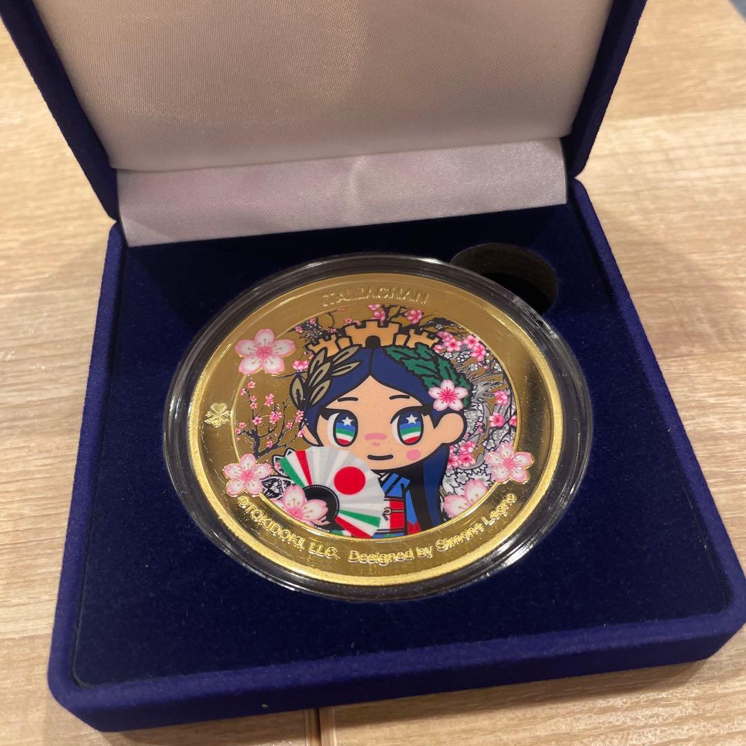 ひ*め様 赤*客様 イタリアちゃん 記念　大阪万博イタリア館限定 イタリアちゃん 記念コイン 大阪万博イタリア館限定 - メルカリ