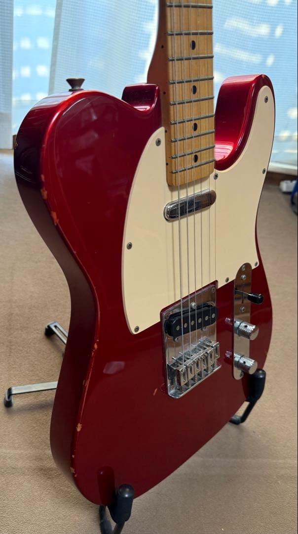 Squier by Fender Telecaster レッドカービンテージ - メルカリ