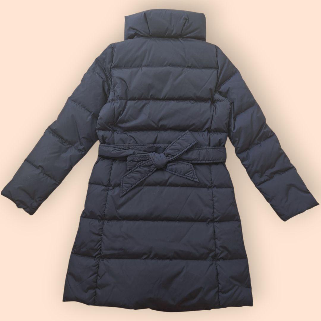 美品 SHIPS×LIMONTA リモンタ ダウンコート リボン付き 濃紺 36 - メルカリ