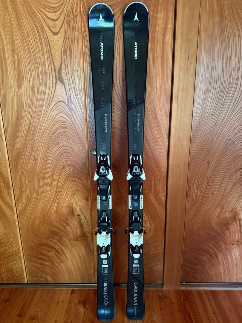 Atomic Black Heaven スキー 板ビンディング付き 綺麗】ATOMIC BLACK HEAVEN アトミック ブラックヘブン 155cm スキー板