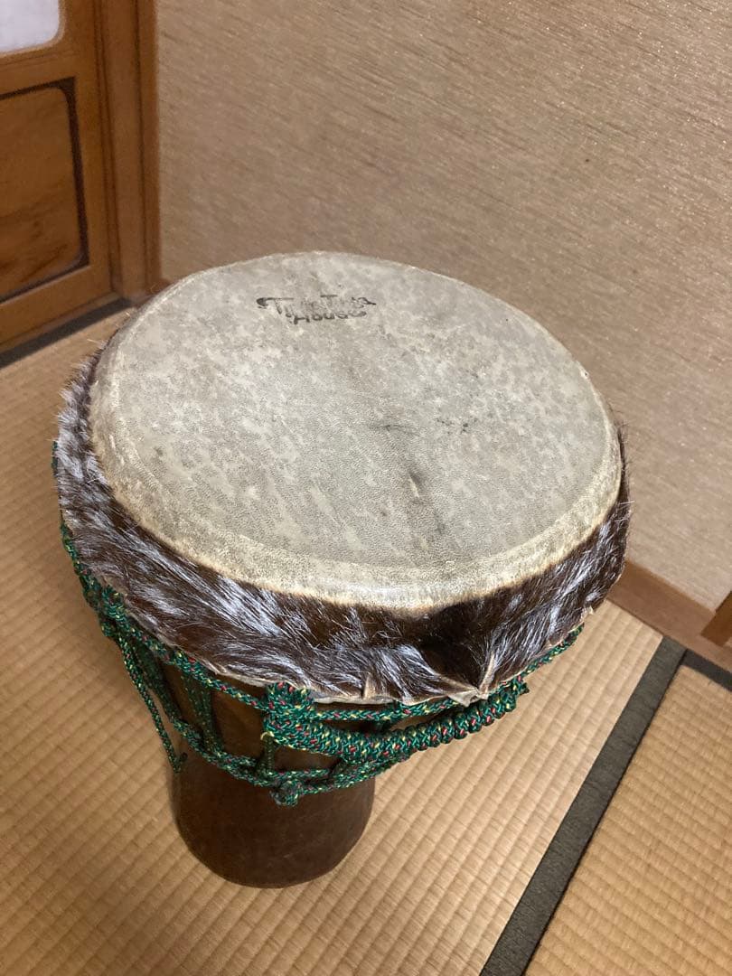 ジャンベ　コートジボワール 手彫り