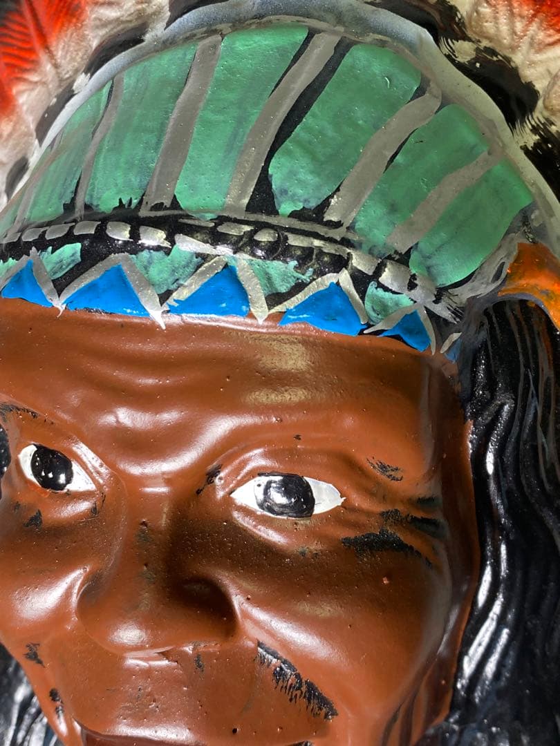 2172❣️ インディアン 男性 オブジェ 看板 👟