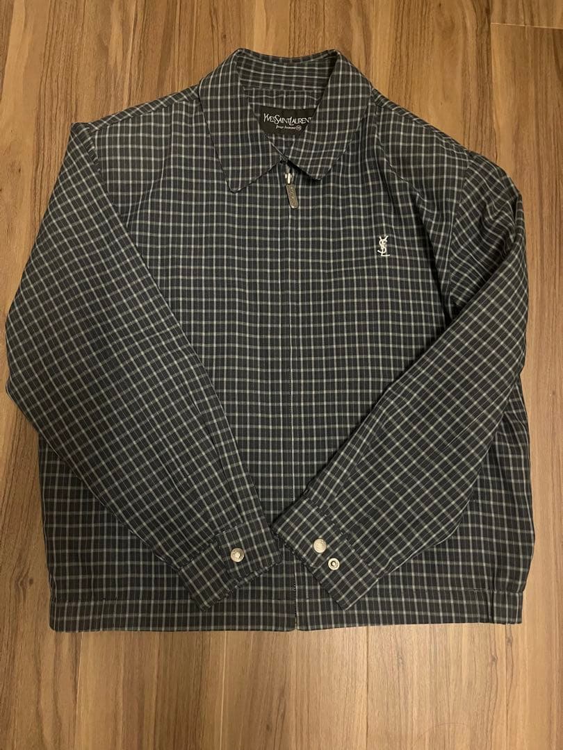 Yves Saint Laurent チェック柄ジャケット