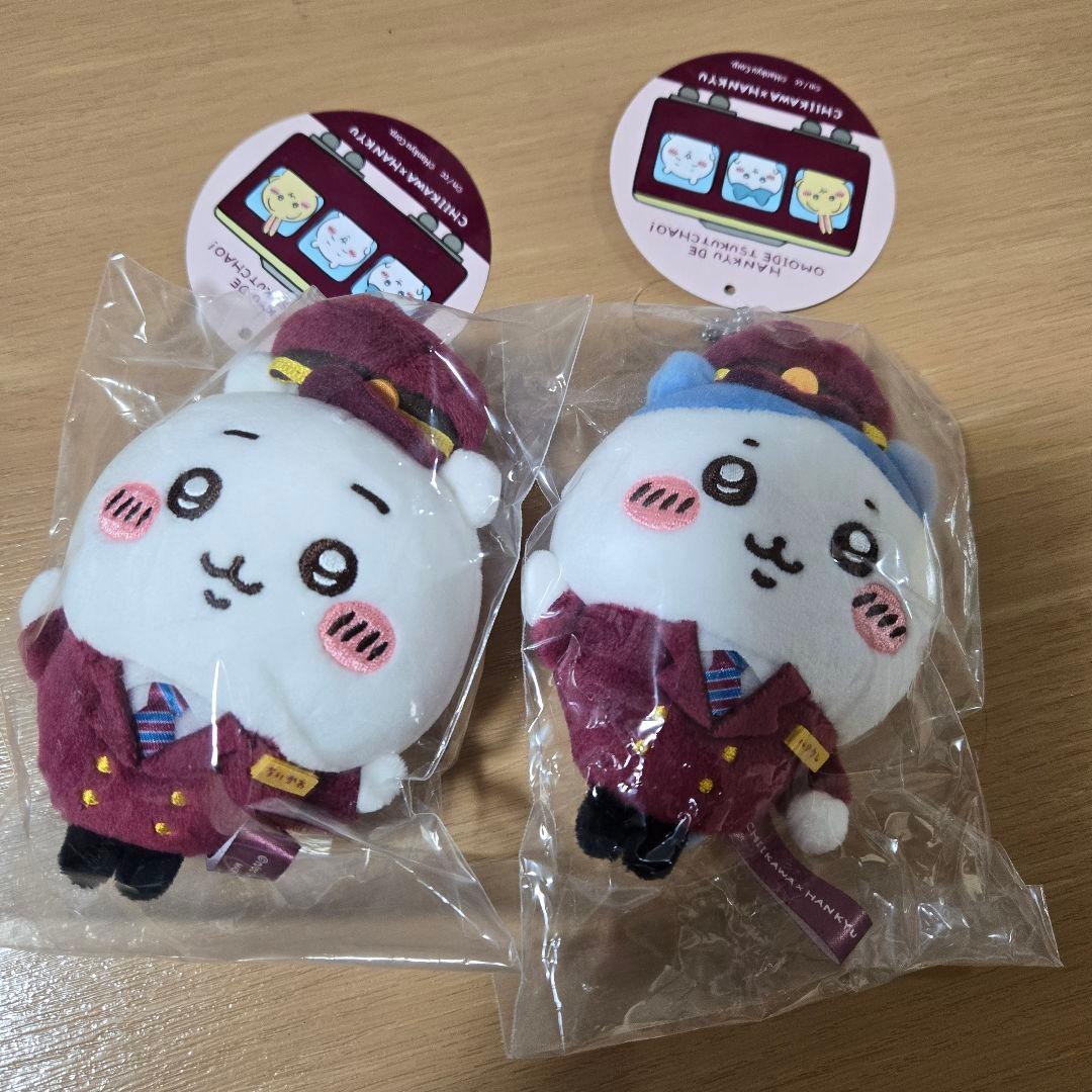 [未使用]ちいかわ 阪急電車なマスコット ちいかわ ハチワレ ちいかわ 阪急電車なマスコット（ハチワレ） 未開封新品 タグ付き