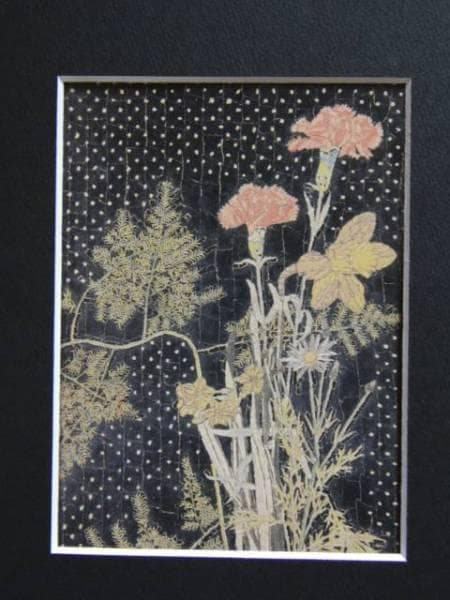 山下清、カーネーション、希少画集画、 新品額装付 Yahoo!オークション - 【真作】【WISH】山下清「カーネーション」ペン