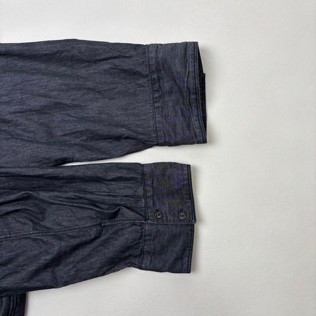 フィータ Trinity ブラックデニムシャツ ピンタック ブザム トリニティ