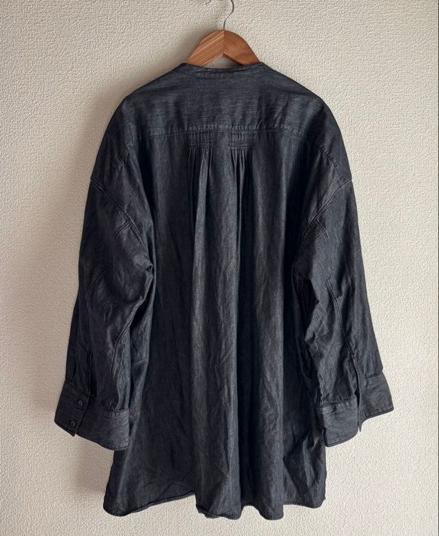 フィータ Trinity ブラックデニムシャツ ピンタック ブザム トリニティ