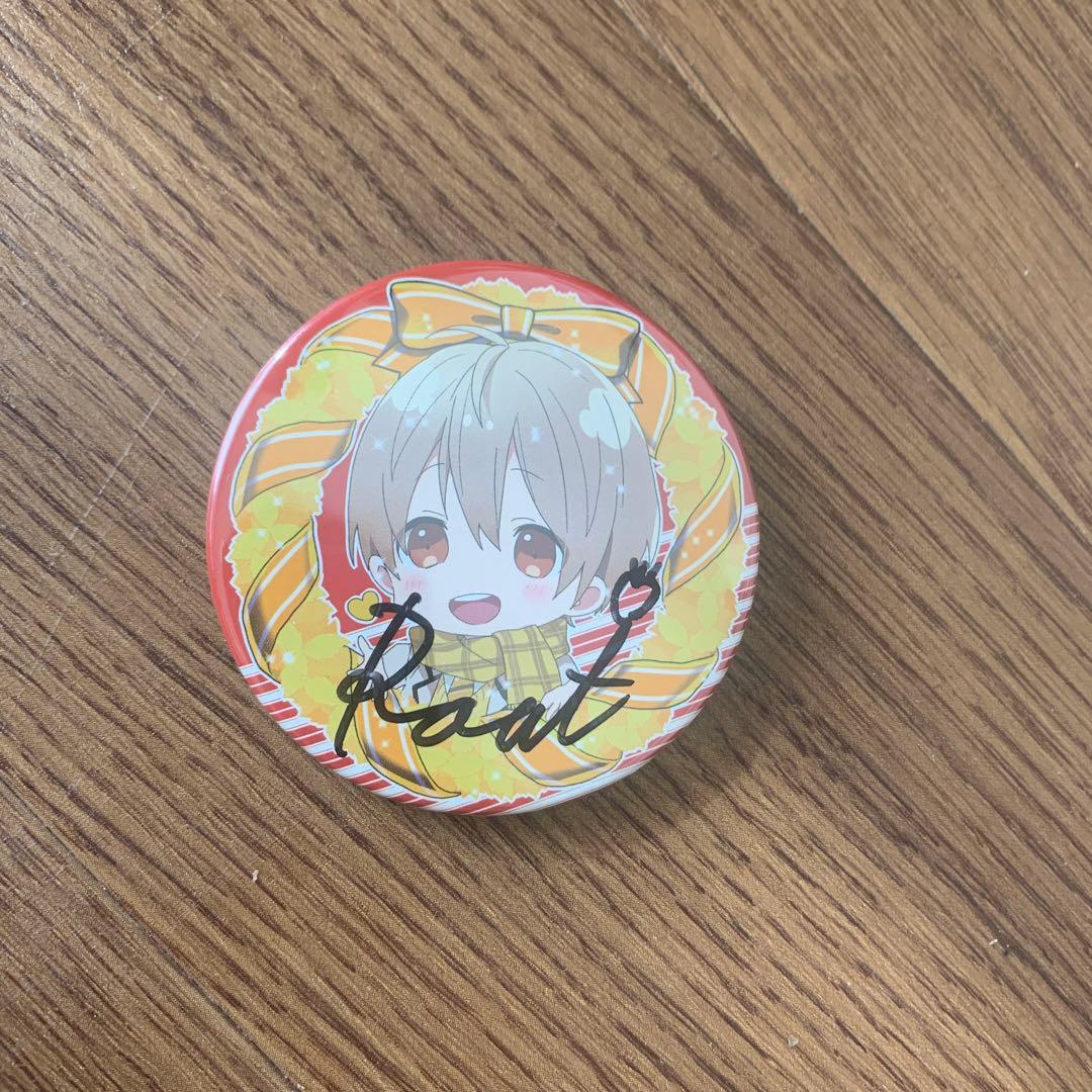 すとぷり　るぅとくんサイン入り缶バッジ