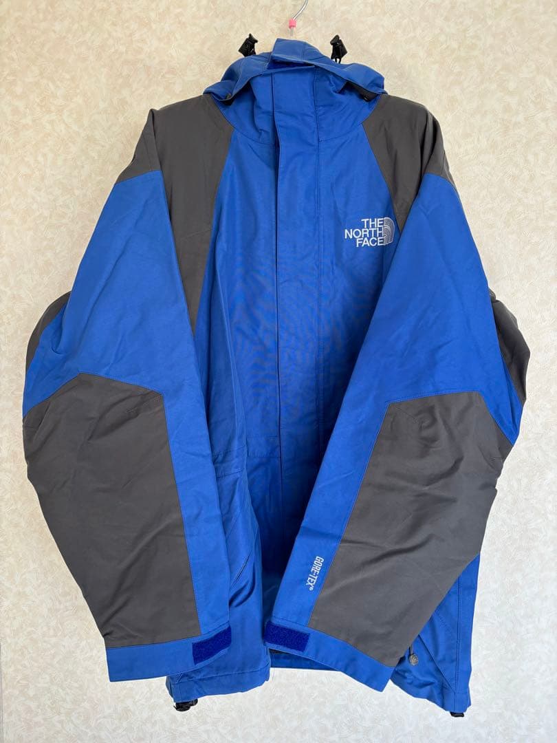 THE NORTH FACE GORE-TEX 防水マウンテンパーカー XL青美