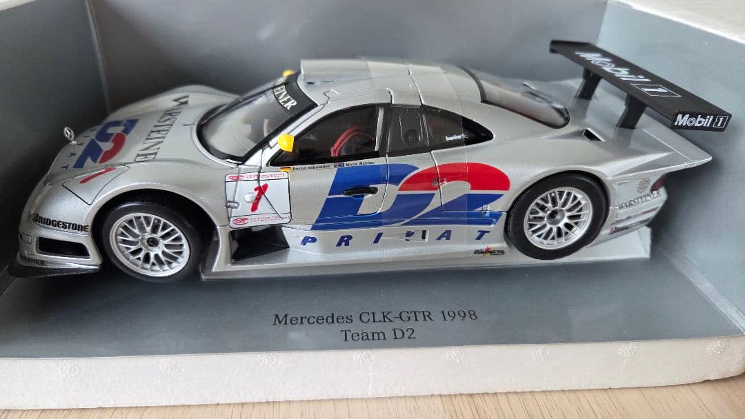 【美品】Mercedes CLK GTR 1998 Team D2 ミニカー