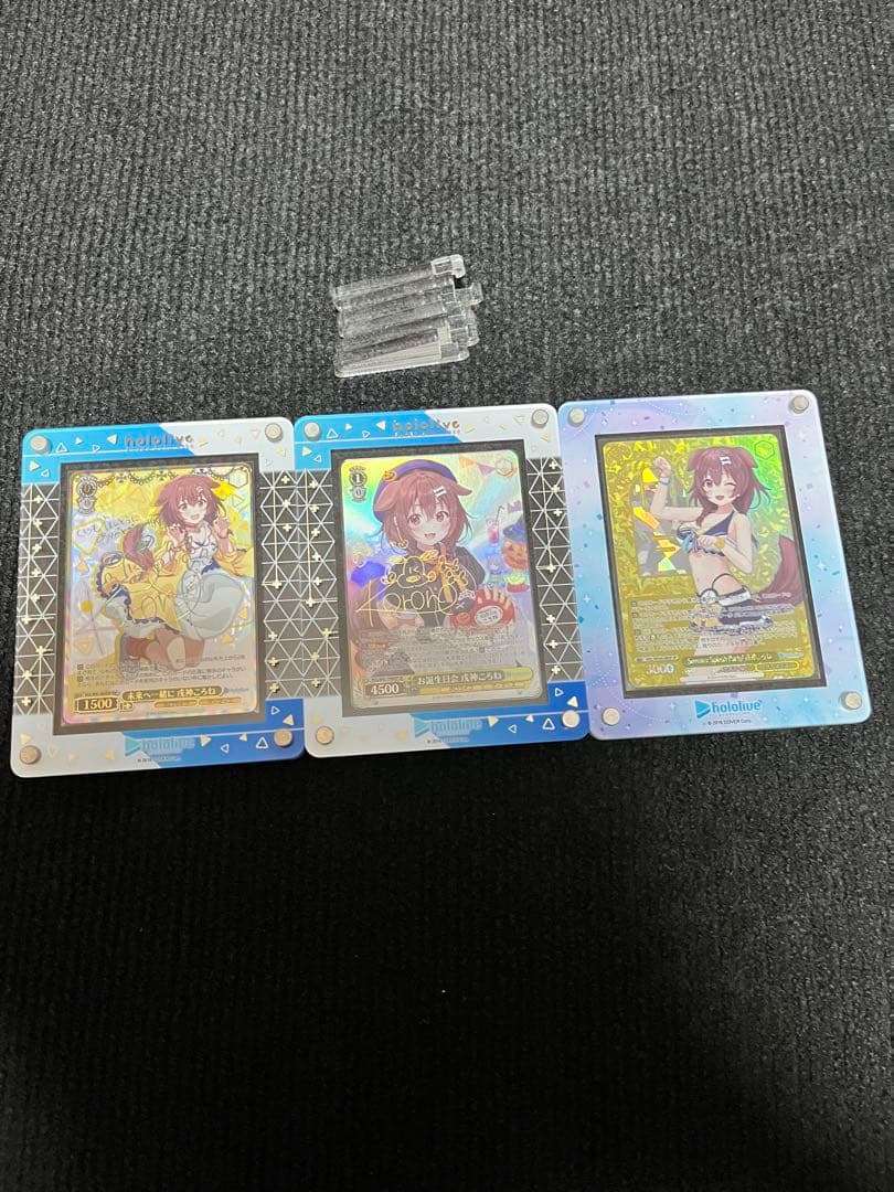 戌神ころね　ヴァイスシヴァルツ　サインカード