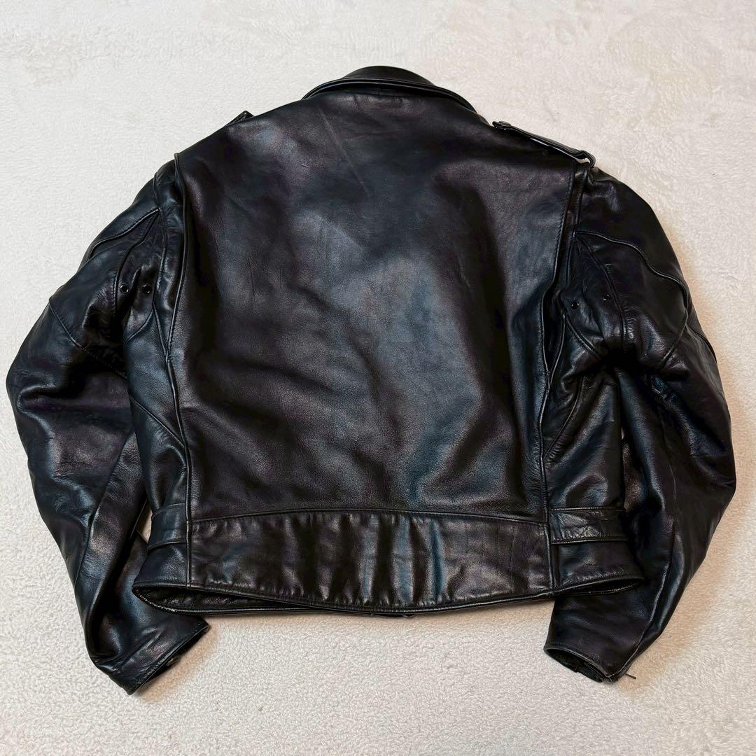 size44 SCHOTT HARLEY DAVIDSON ライダースジャケット