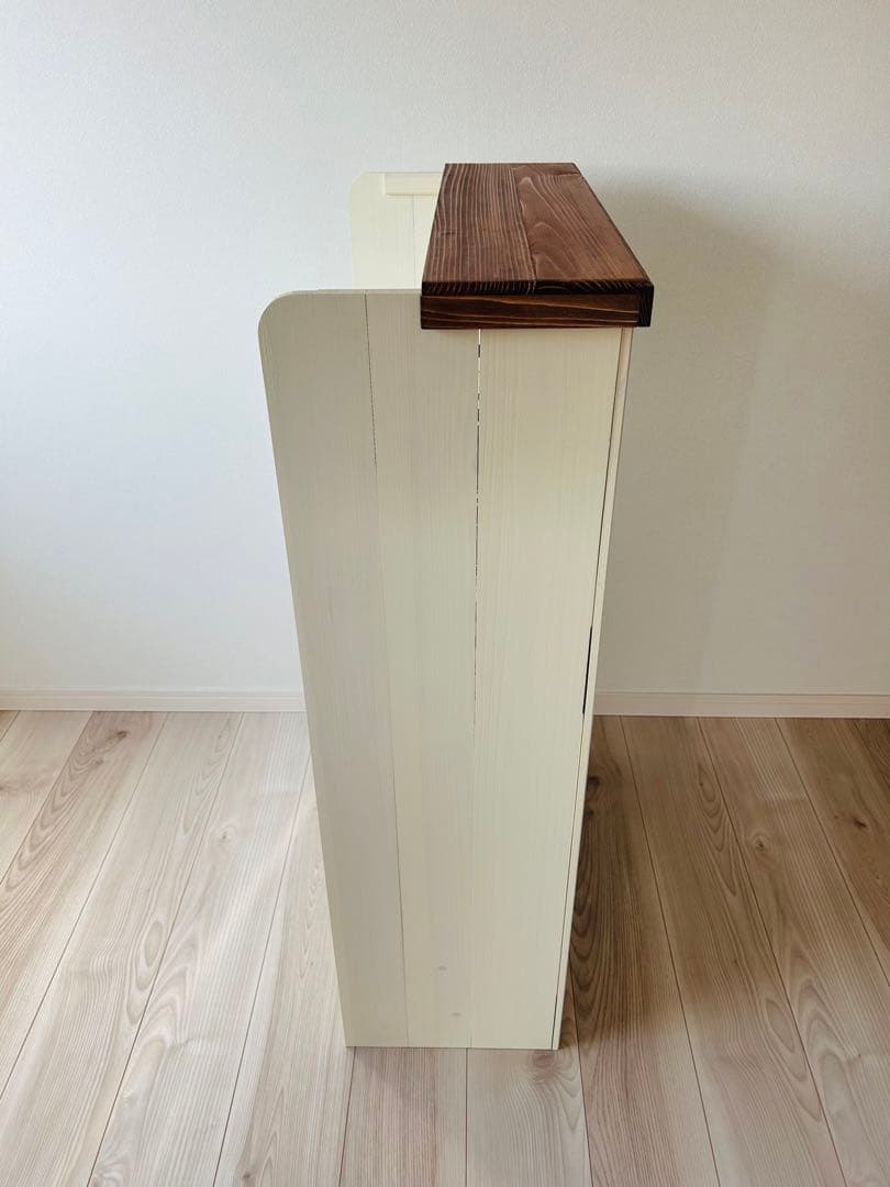 マルシェ•展示販売に♪無垢材を使ったかわいいレジカウンター 折り畳み