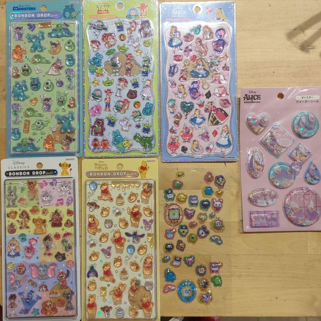 レア！正規品！ディズニーボンボンドロップシール