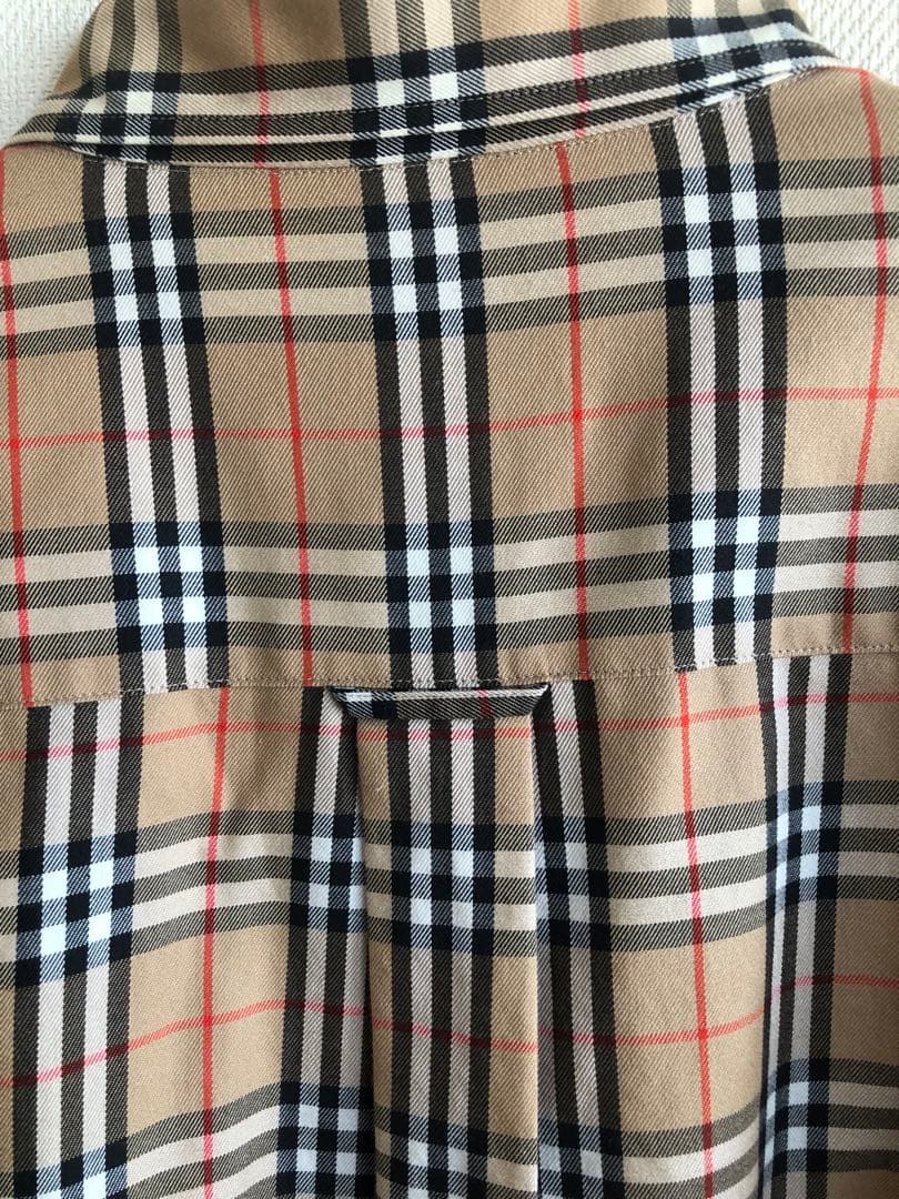 BURBERRY バーバリー ロンドンノバチェック 長袖シャツ Lサイズ メンズ