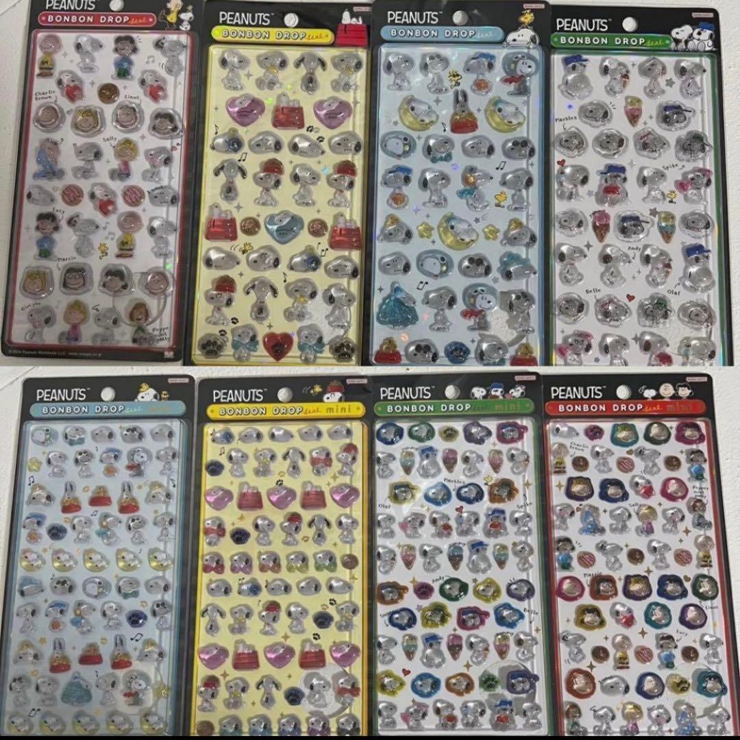 ボンボンドロップシール ボンボンドロップシールミニ　スヌーピー