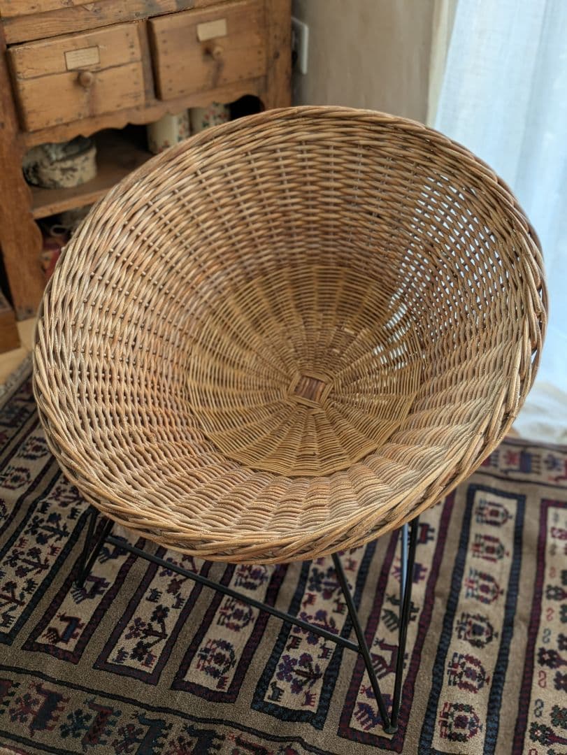 ヴィンテージ　ラタンチェア　椅子