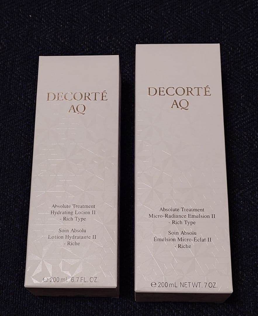新品未使用 コスメデコルテ 化粧水 200ml・エマルジョンセット 200ml