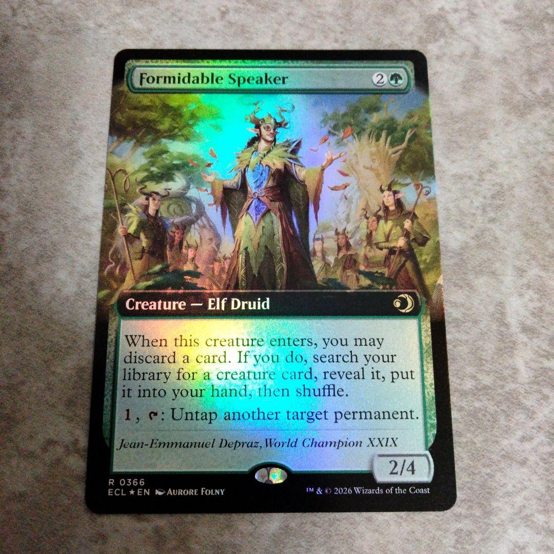 MTG　英語版foil　並外れた語り部